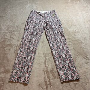 Swing Control Mod Geometric Golf Pants Spring Women’s Size 4 Stretch Pull On Y2K